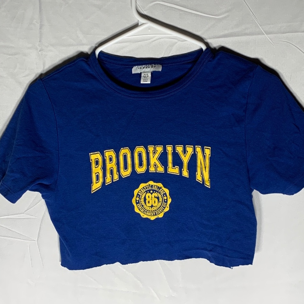 cropped brooklyn topshop tee